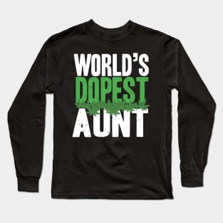 World's dopest Aunt gift for Auntie Long Sleeve T-Shirt